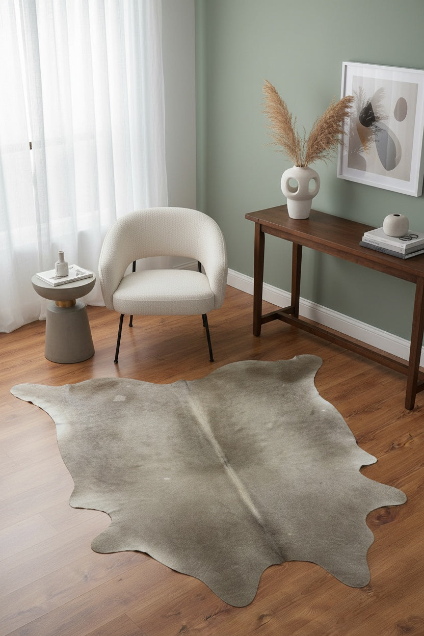 Argentine Original Leather Post Rug by Camel Carpet