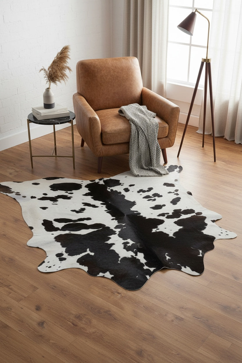 Argentine Original Leather Post Rug by Camel Carpet