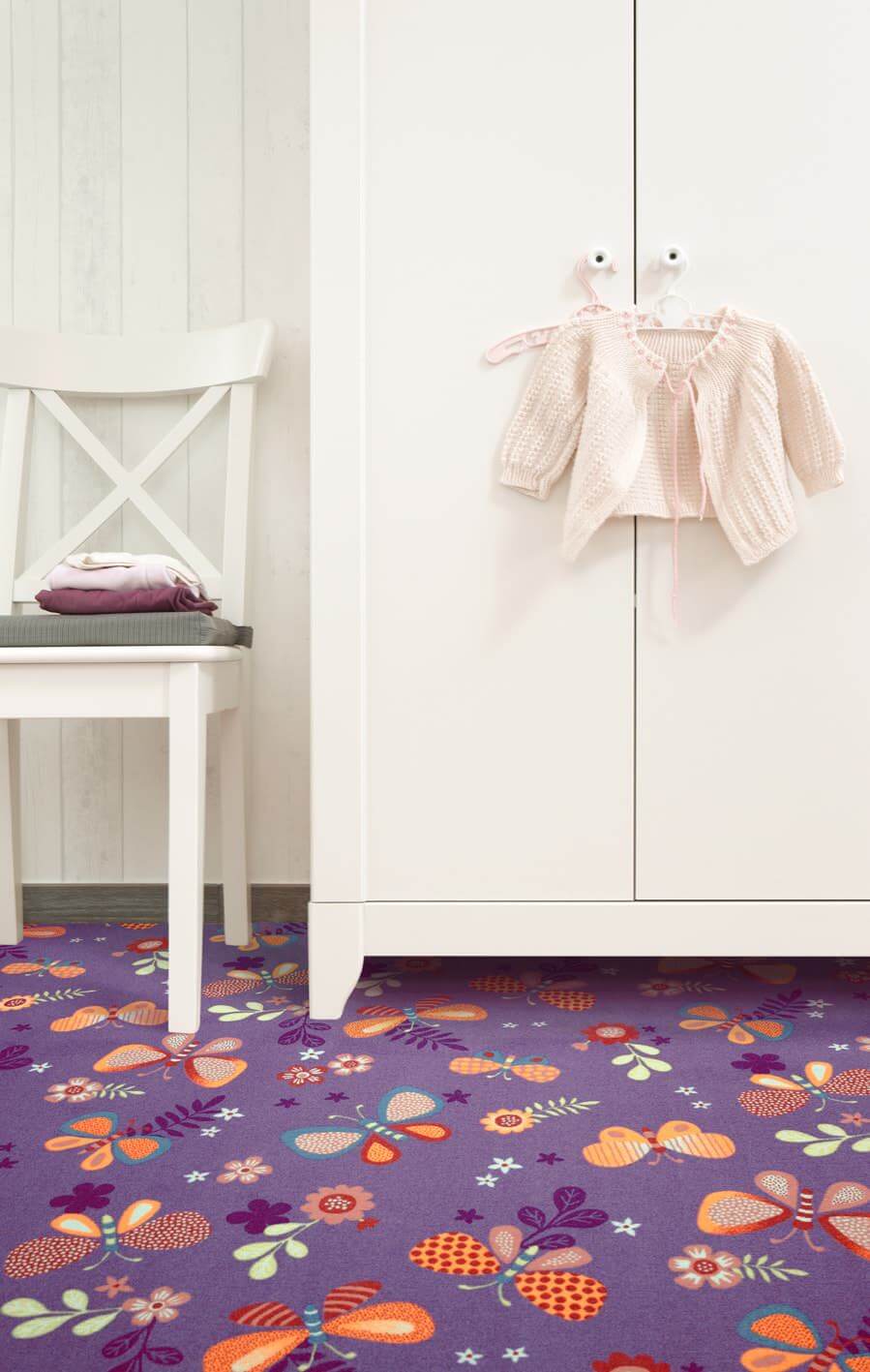 Wall-to-Wall Carpet Kids Papillon 17 by Camel Carpet