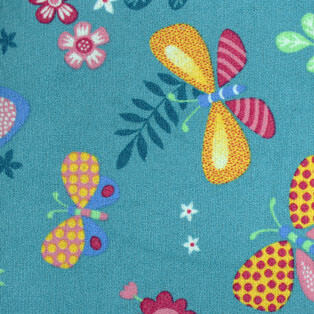 Wall-to-Wall Carpet Kids Papillon 27 by Camel Carpet