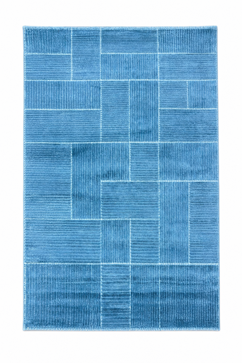 Mavi Loom Blue Silk Rug