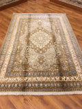 Enderun Silk-Blend Usak Handwoven Rug – 031324 by Camel Carpet