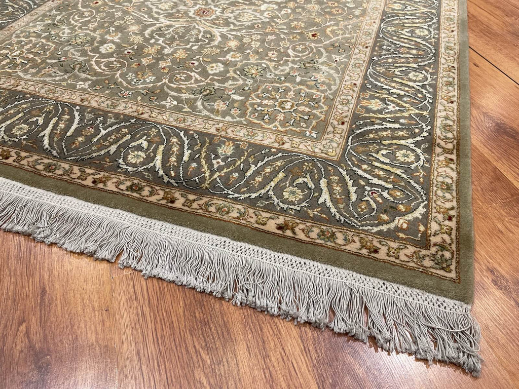 Enderun Silk-Blend Usak Handwoven Rug – 126X182 by Camel Carpet