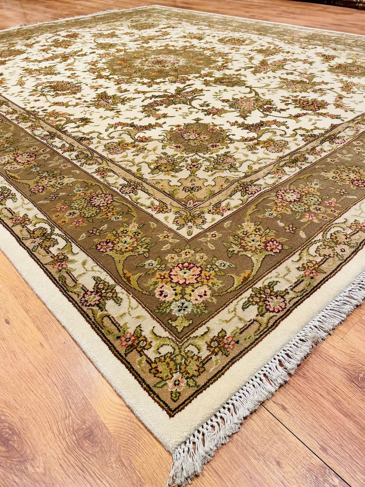 Enderun Silk-Blend Usak Handwoven Rug – 250X311 by Camel Carpet