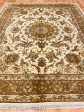 Enderun Silk-Blend Usak Handwoven Rug – 250X311 by Camel Carpet