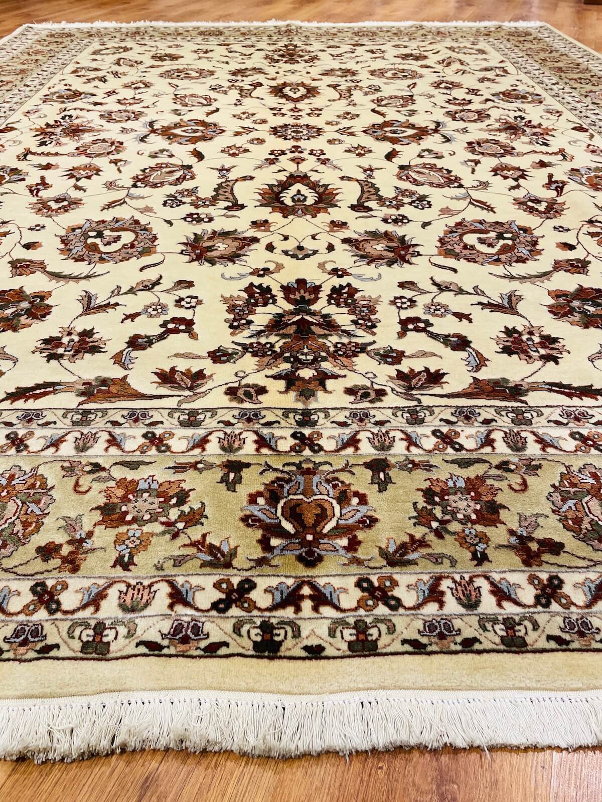Enderun Silk-Blend Usak Handwoven Rug – 240X296 by Camel Carpet