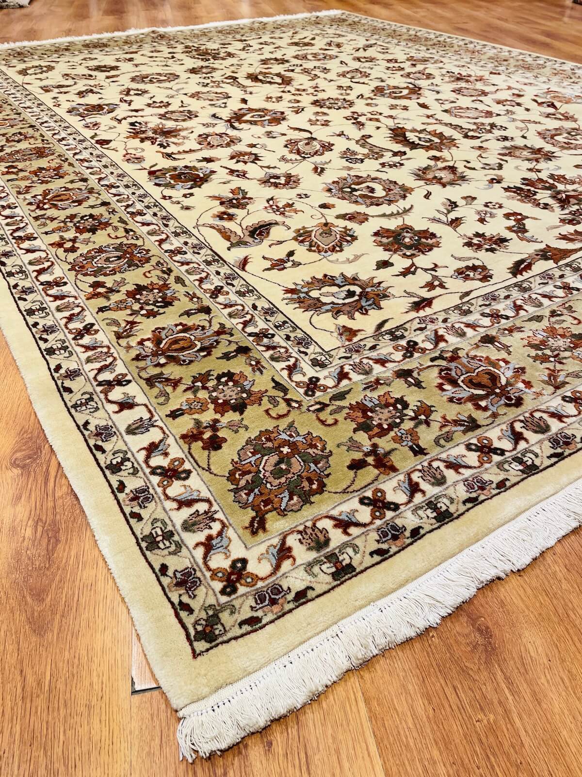 Enderun Silk-Blend Usak Handwoven Rug – 240X296 by Camel Carpet