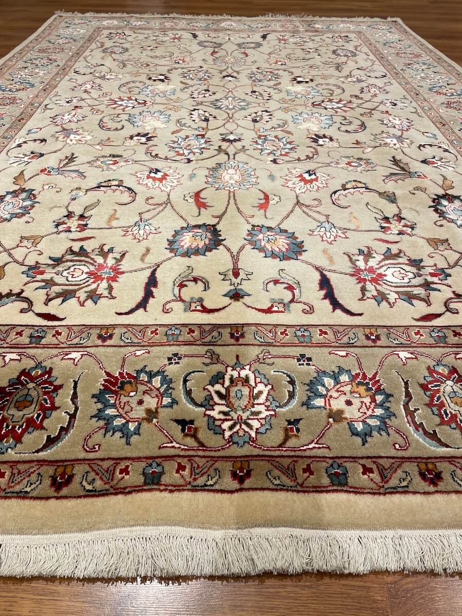 Enderun Silk-Blend Usak Handwoven Rug – 177X258 by Camel Carpet