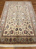 Enderun Silk-Blend Usak Handwoven Rug – 177X258 by Camel Carpet