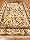 Enderun Silk-Blend Usak Handwoven Rug – 203X299 by Camel Carpet