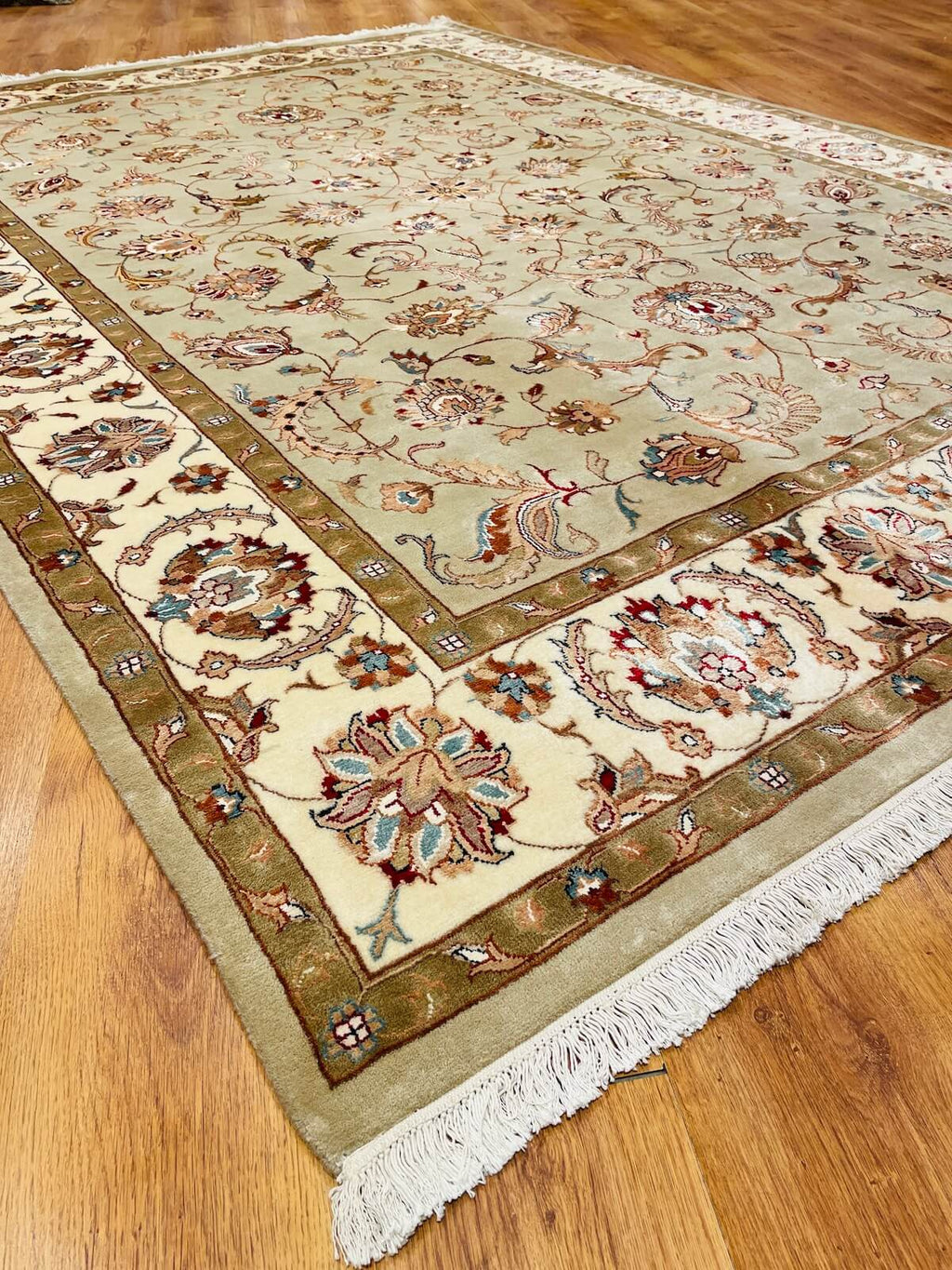 Enderun Silk-Blend Usak Handwoven Rug – 200X282 by Camel Carpet