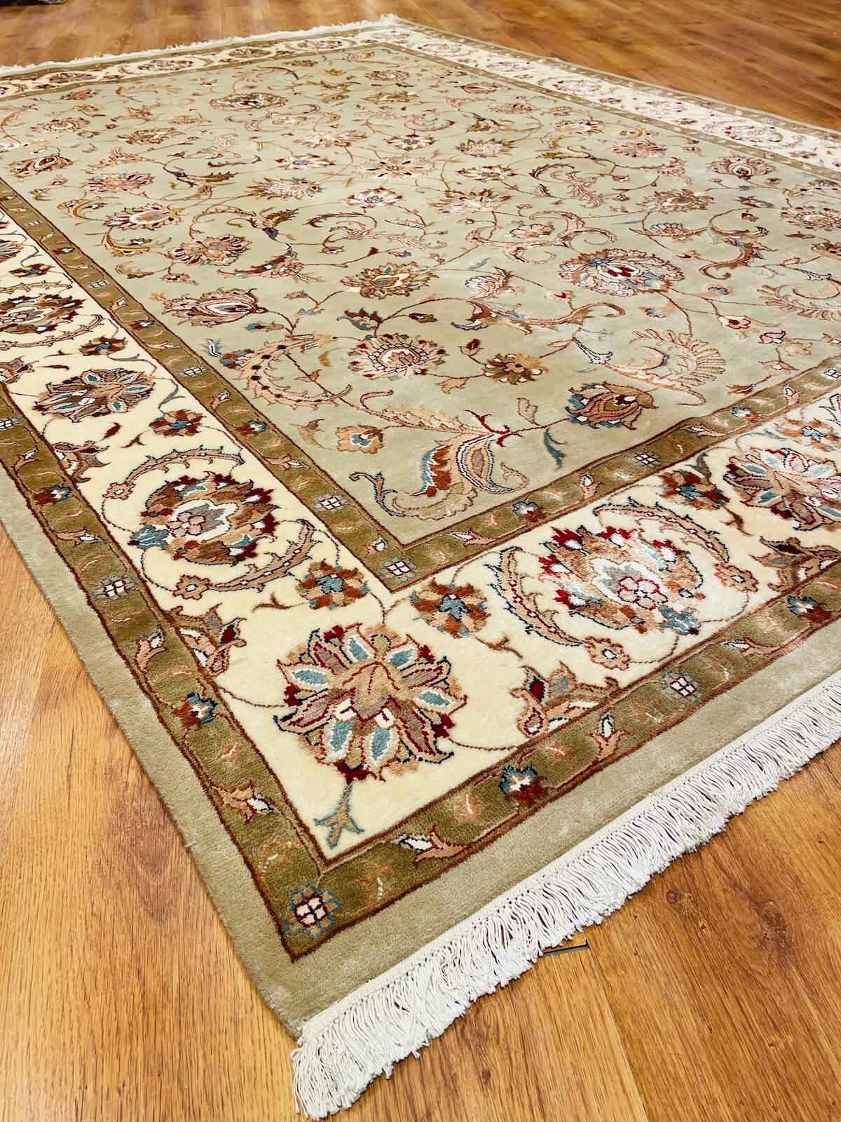 Enderun Silk-Blend Usak Handwoven Rug – 200X282 by Camel Carpet