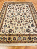 Enderun Silk-Blend Usak Handwoven Rug – 201X280 by Camel Carpet