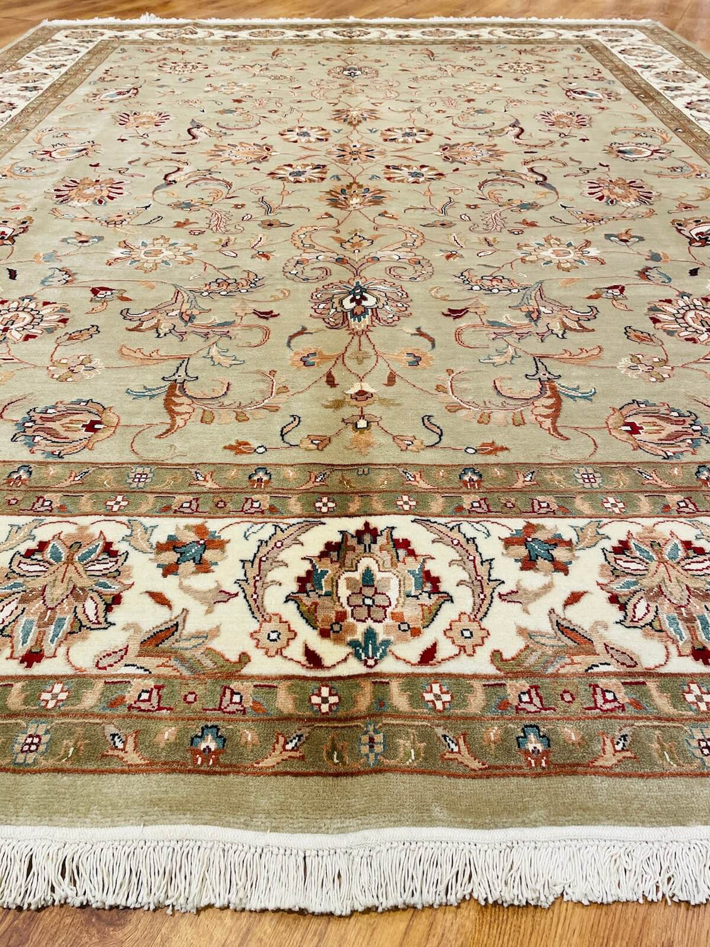Enderun Silk-Blend Usak Handwoven Rug – 238X296 by Camel Carpet