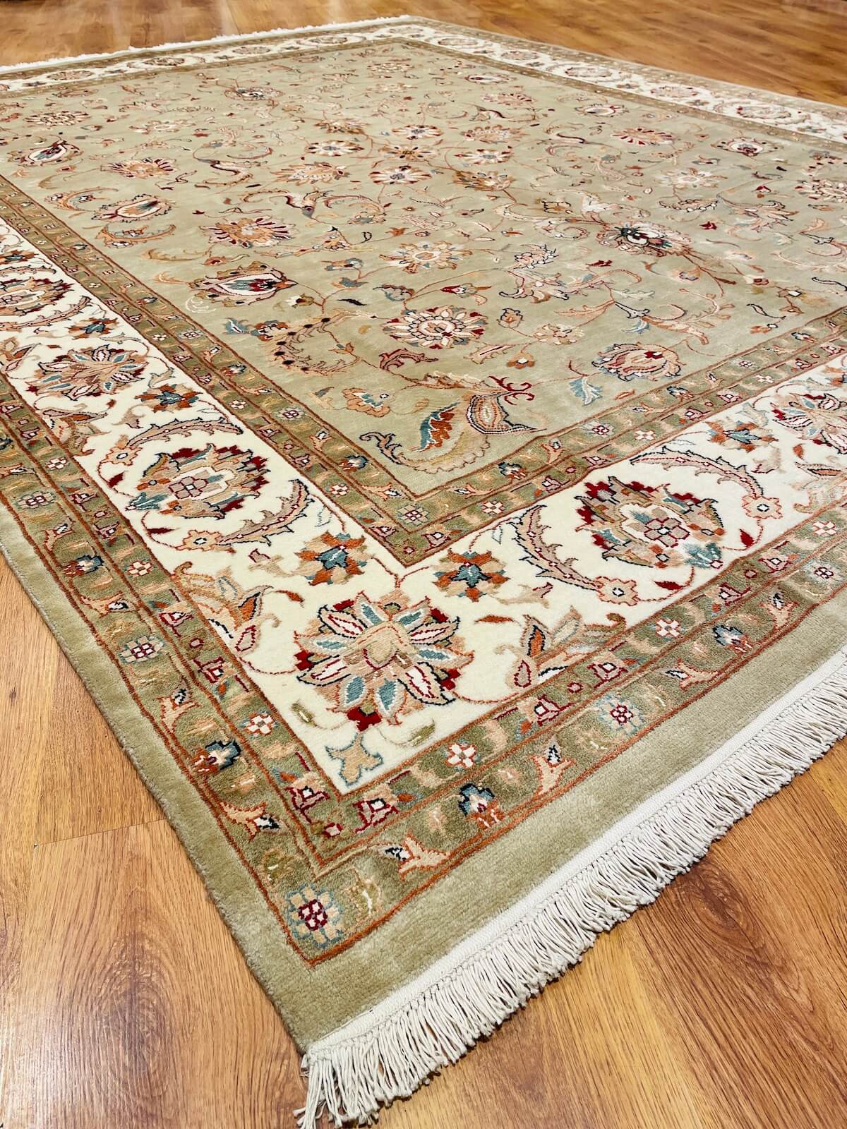 Enderun Silk-Blend Usak Handwoven Rug – 238X296 by Camel Carpet