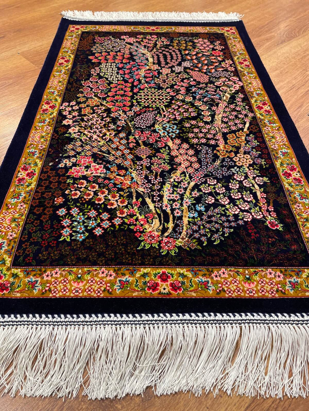 Hayat Agaci Patterned Tablo Bamboo Rug – 50X80 by Camel Carpet