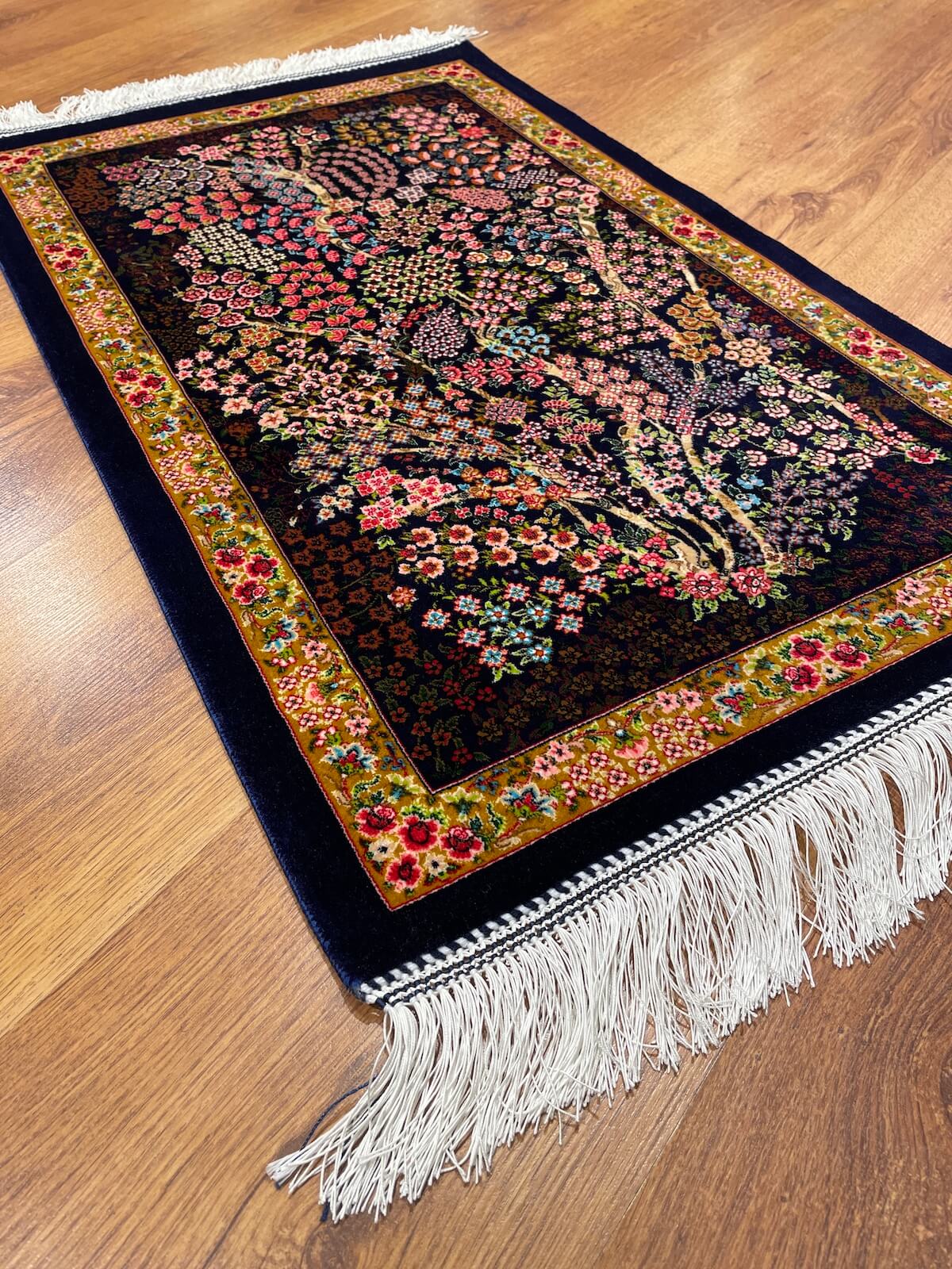 Hayat Agaci Patterned Tablo Bamboo Rug – 50X80 by Camel Carpet