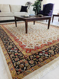 Hayyam Usak Handwoven Rug – 247X298 by Camel Carpet