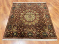 Hayyam Usak Kare Handwoven Rug – 143X149 by Camel Carpet