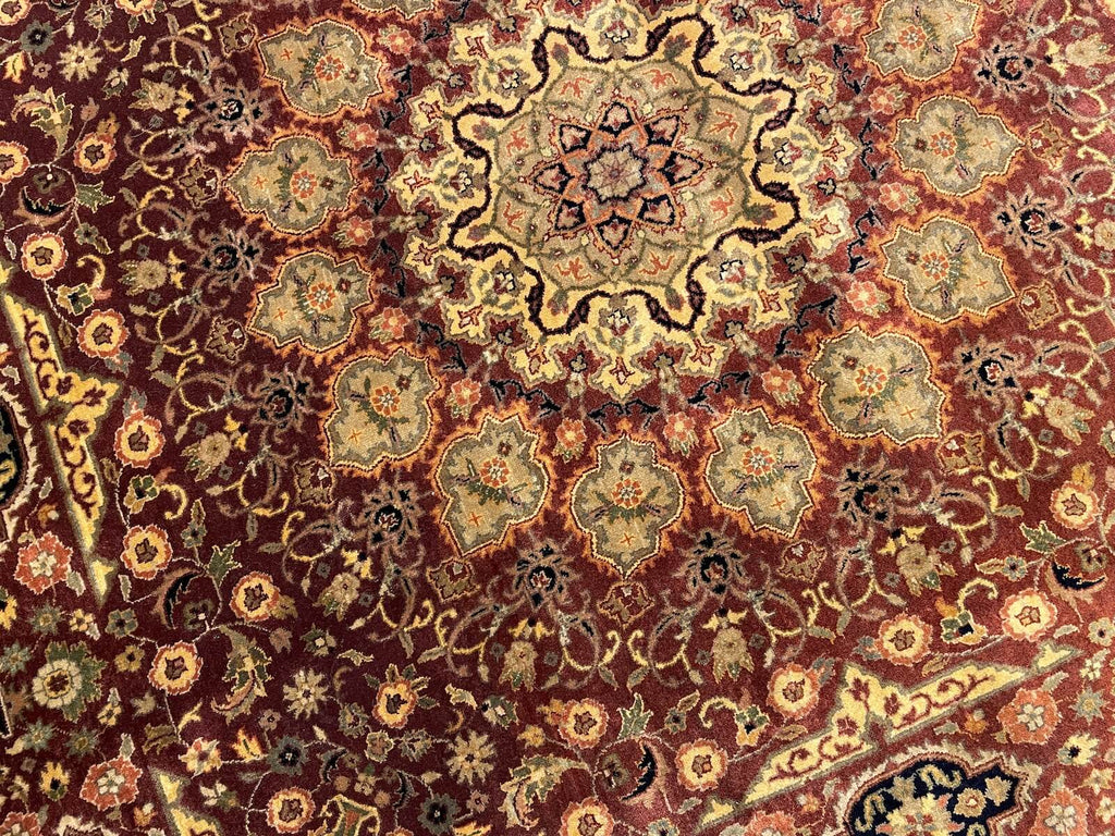 Hayyam Usak Kare Handwoven Rug – 143X149 by Camel Carpet