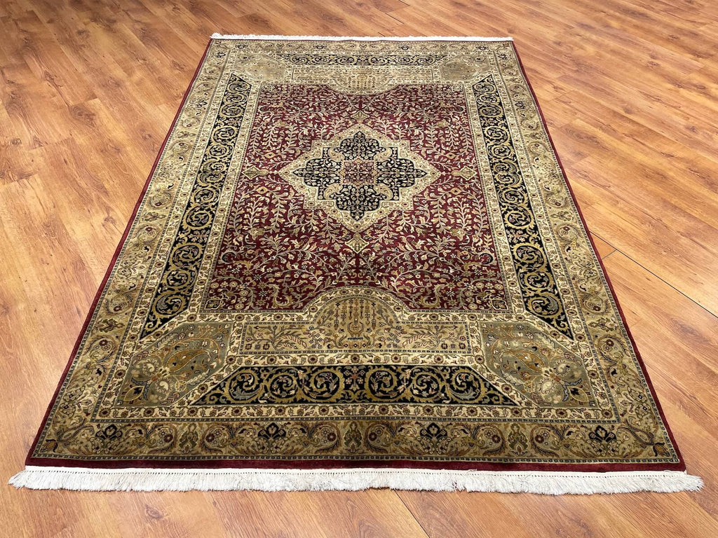 Hayyam Usak Handwoven Rug by Camel Carpet