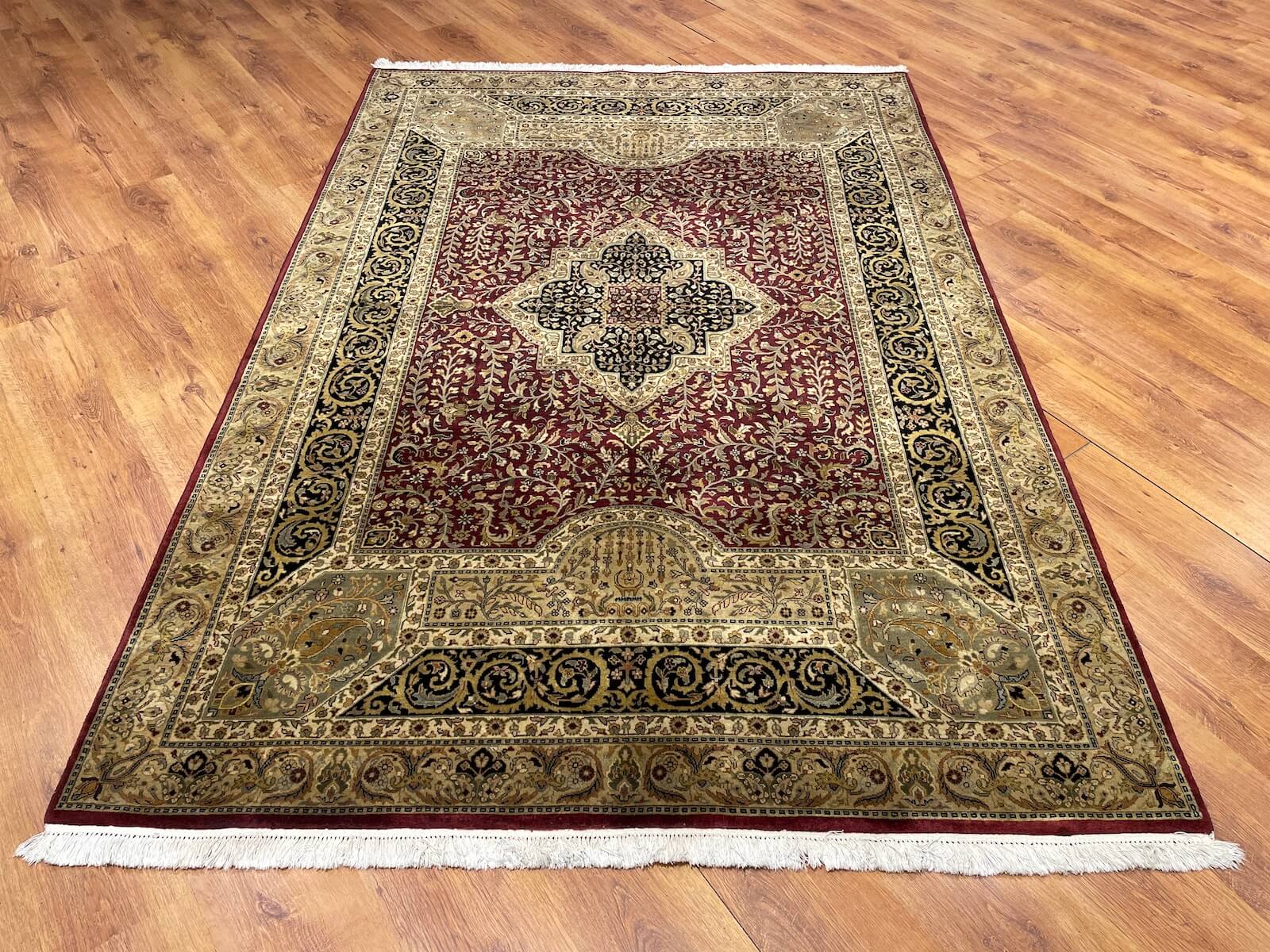 Hayyam Usak Handwoven Rug by Camel Carpet
