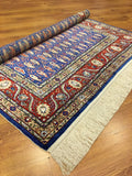 Hereke Pure Silk Almond Pattern Patterned Handwoven Rug – 083381 by Camel Carpet