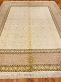 Hurrem Silk-Blend Usak Handwoven Rug – 057653 by Camel Carpet