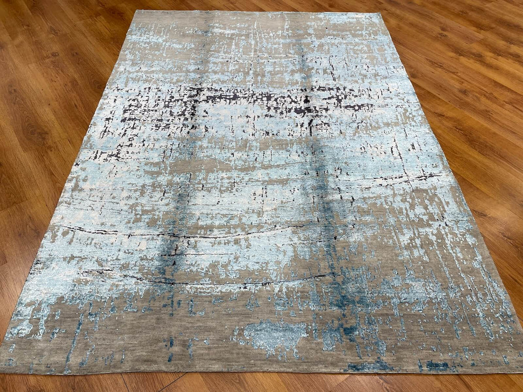 Illusion Bambu Handwoven Rug – 066518 by Camel Carpet