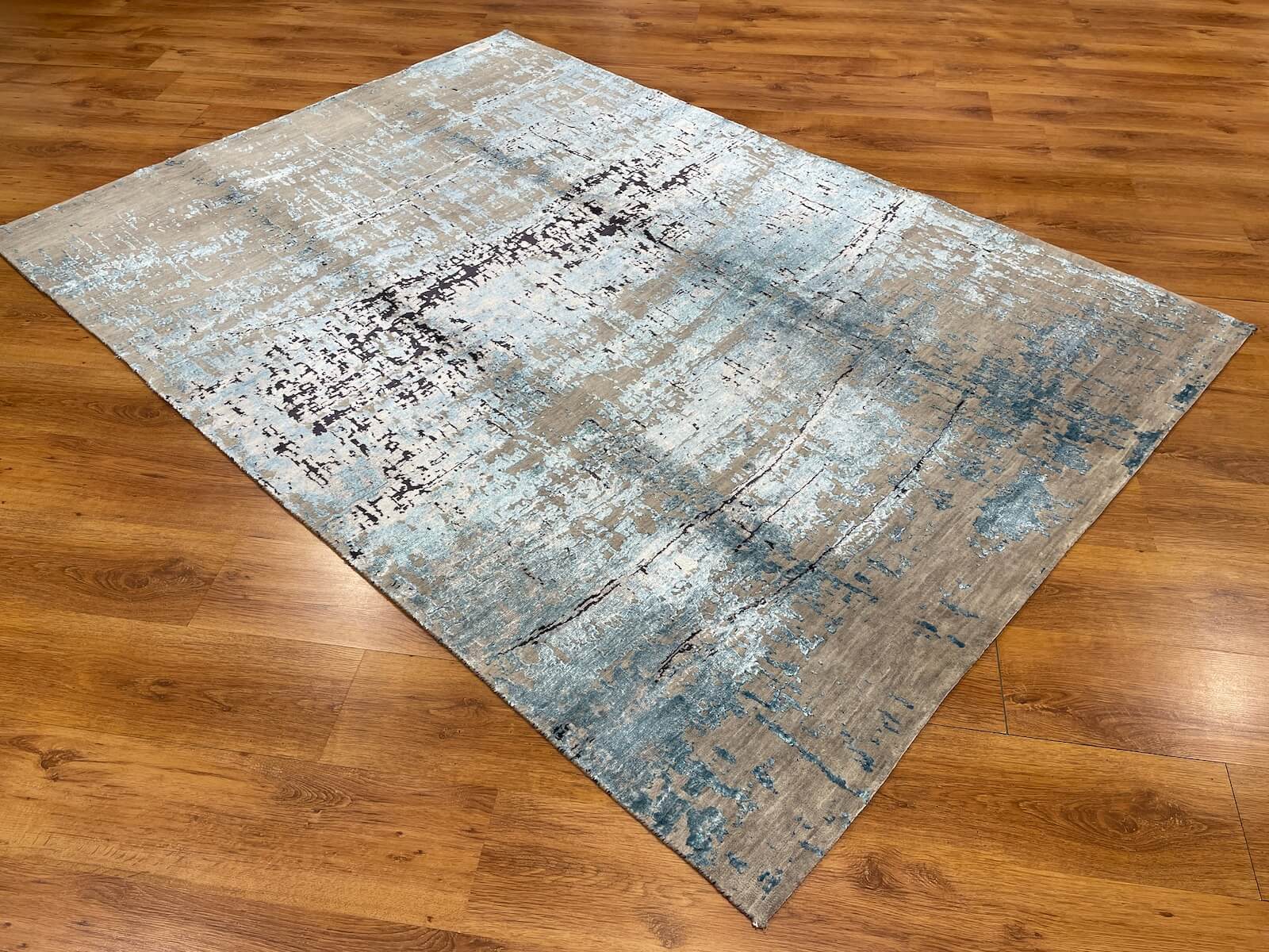Illusion Bambu Handwoven Rug – 066518 by Camel Carpet