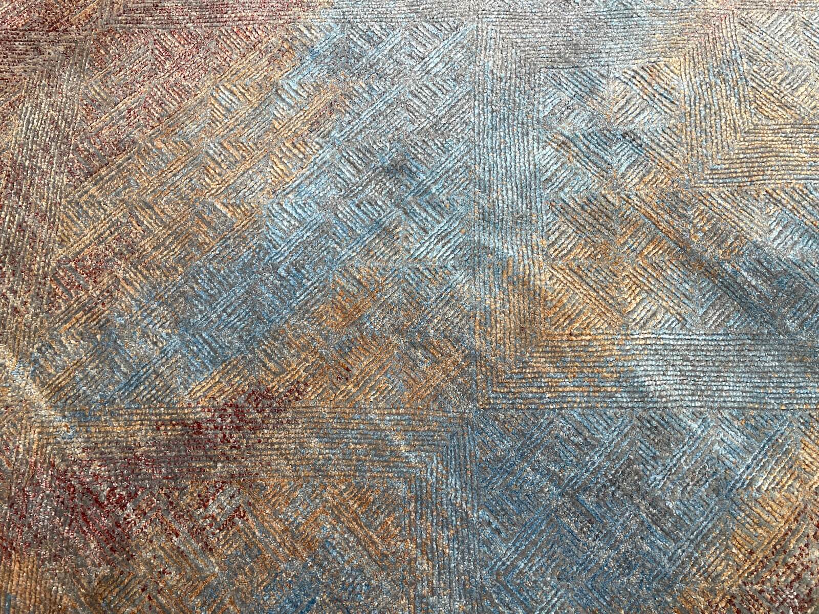 Illusion Bambu Handwoven Rug – 066530 by Camel Carpet