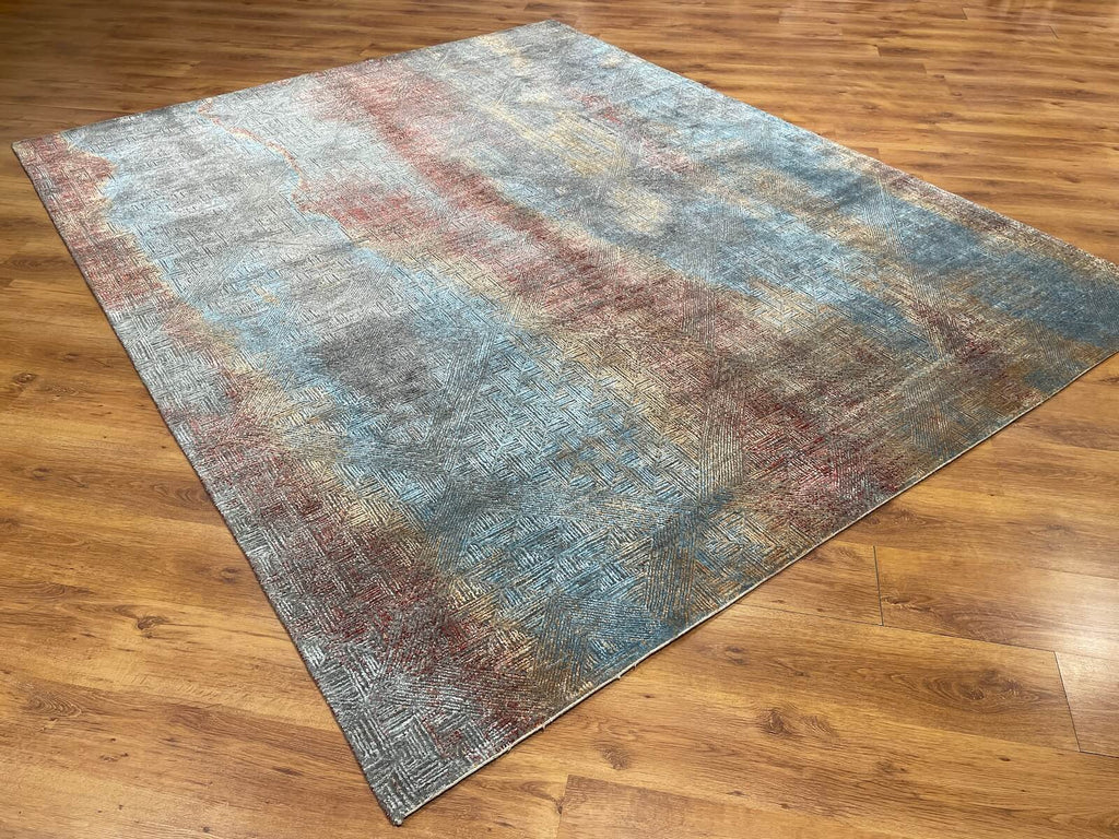 Illusion Bambu Handwoven Rug – 066530 by Camel Carpet