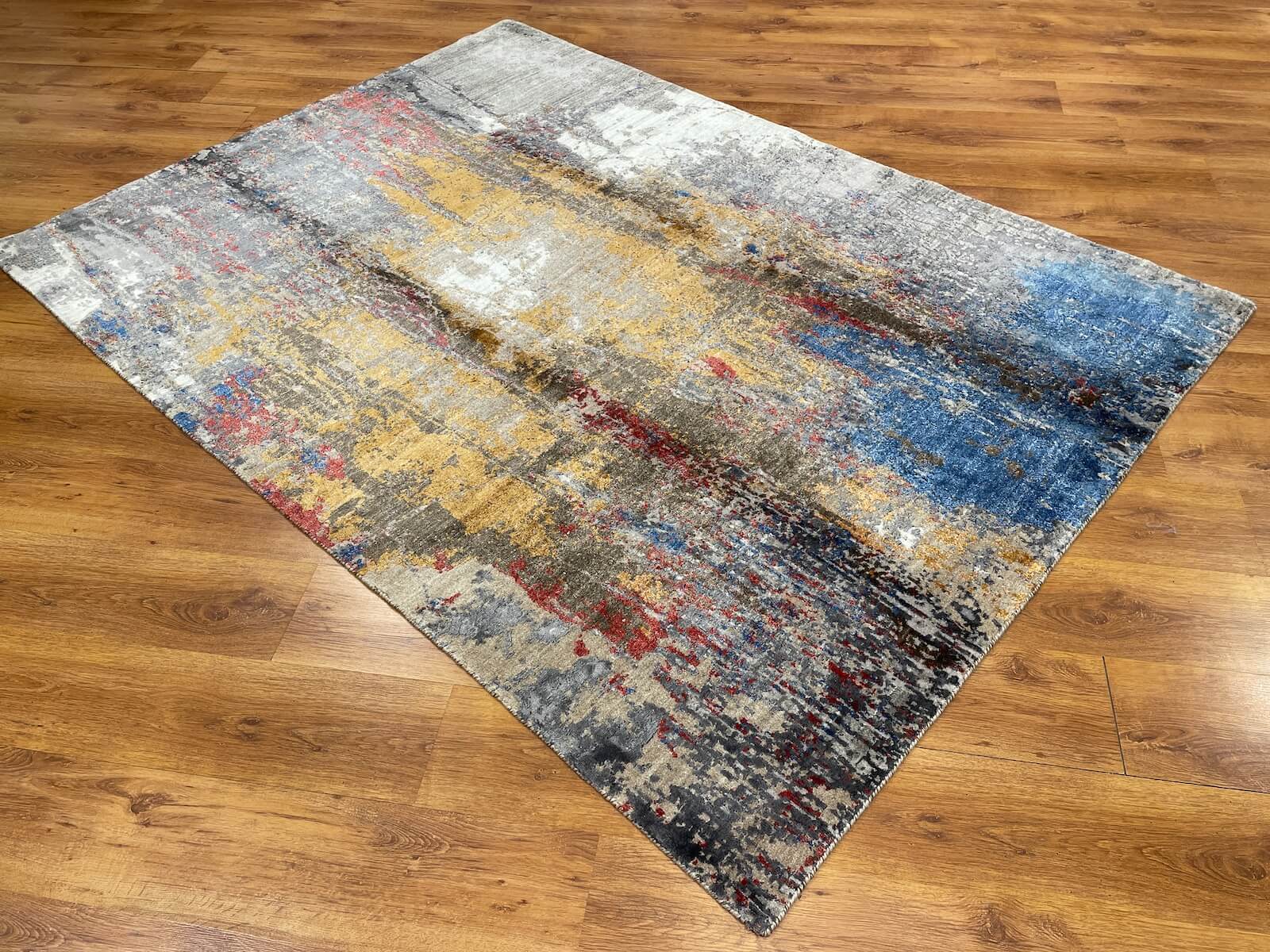 Illusion Bambu Handwoven Rug – 066536 by Camel Carpet