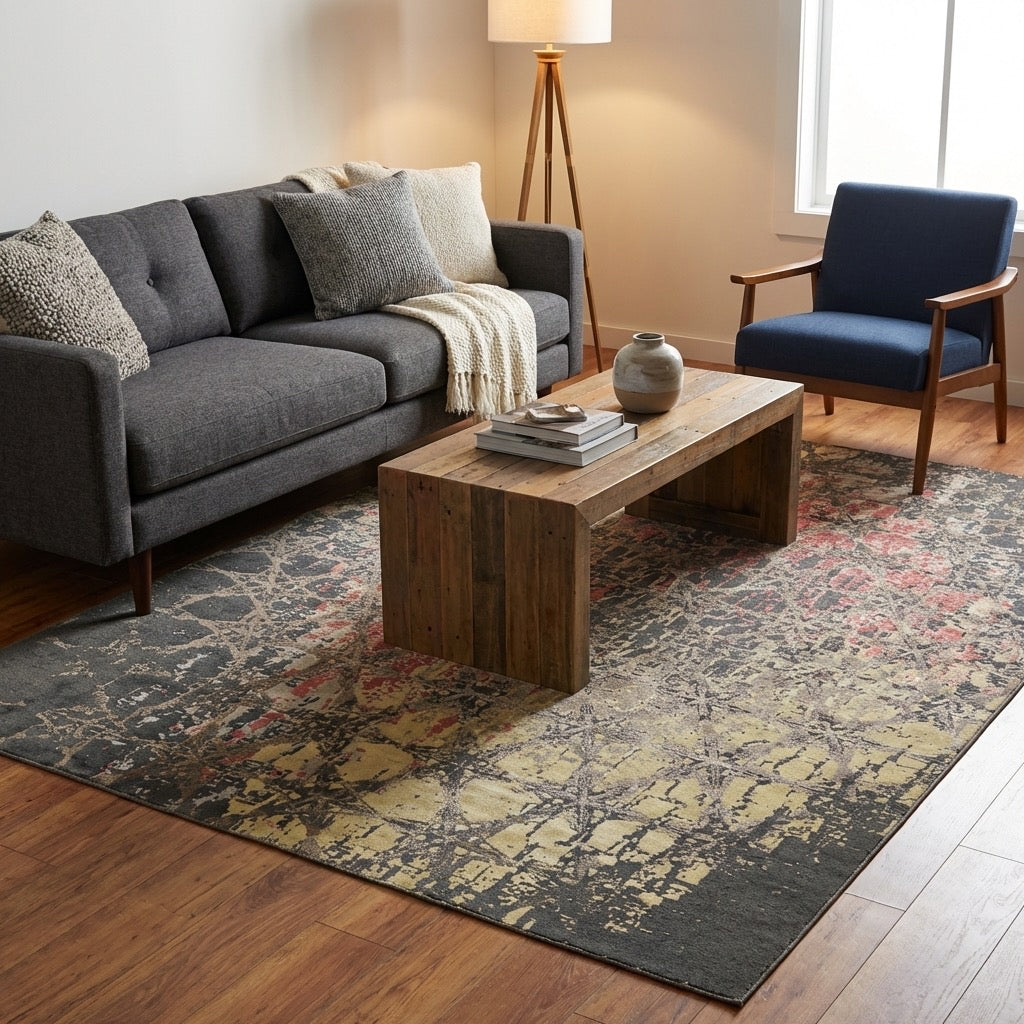 Illusion Bambu Handwoven Rug – 066541 by Camel Carpet