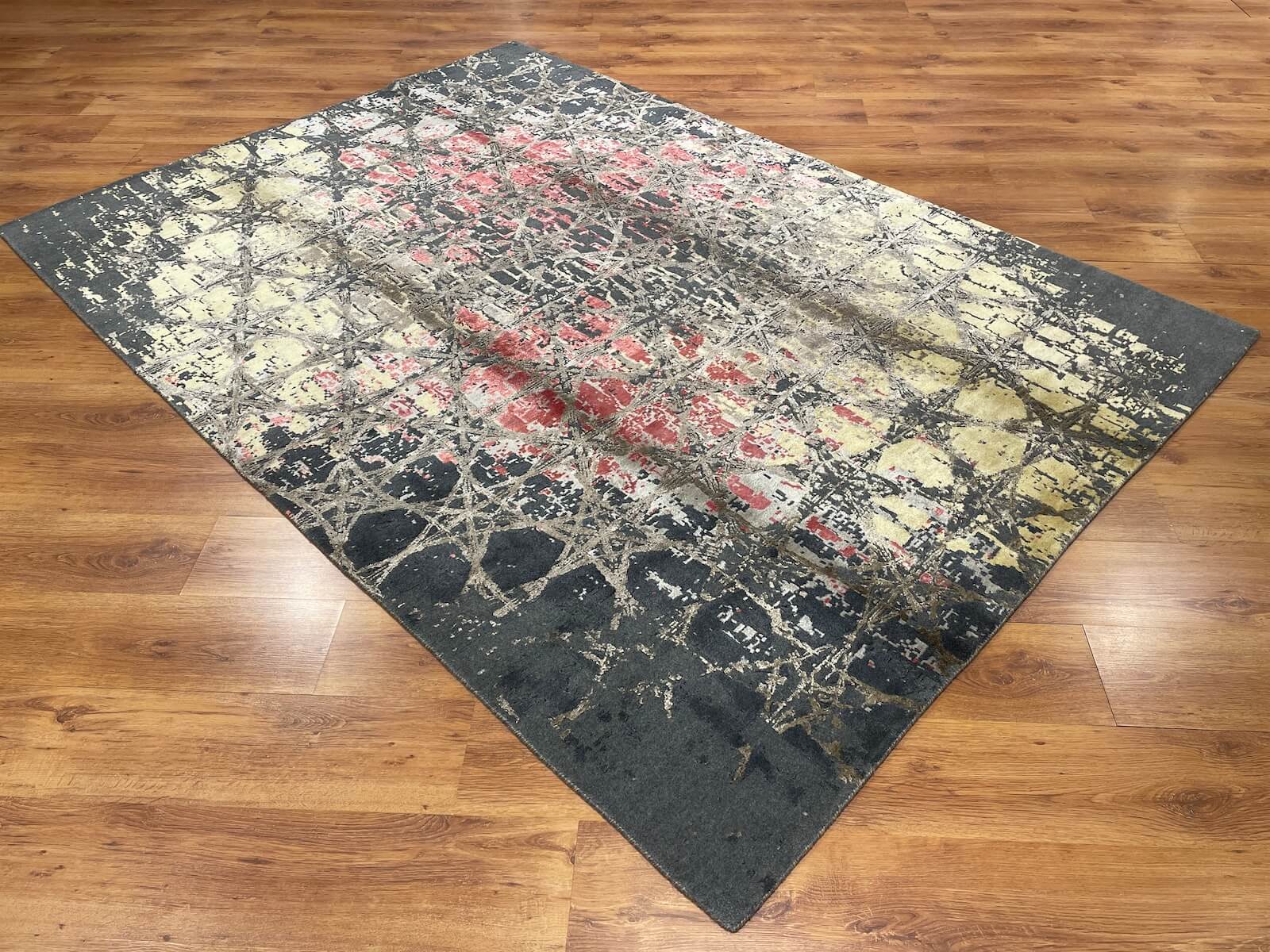 Illusion Bambu Handwoven Rug – 066541 by Camel Carpet