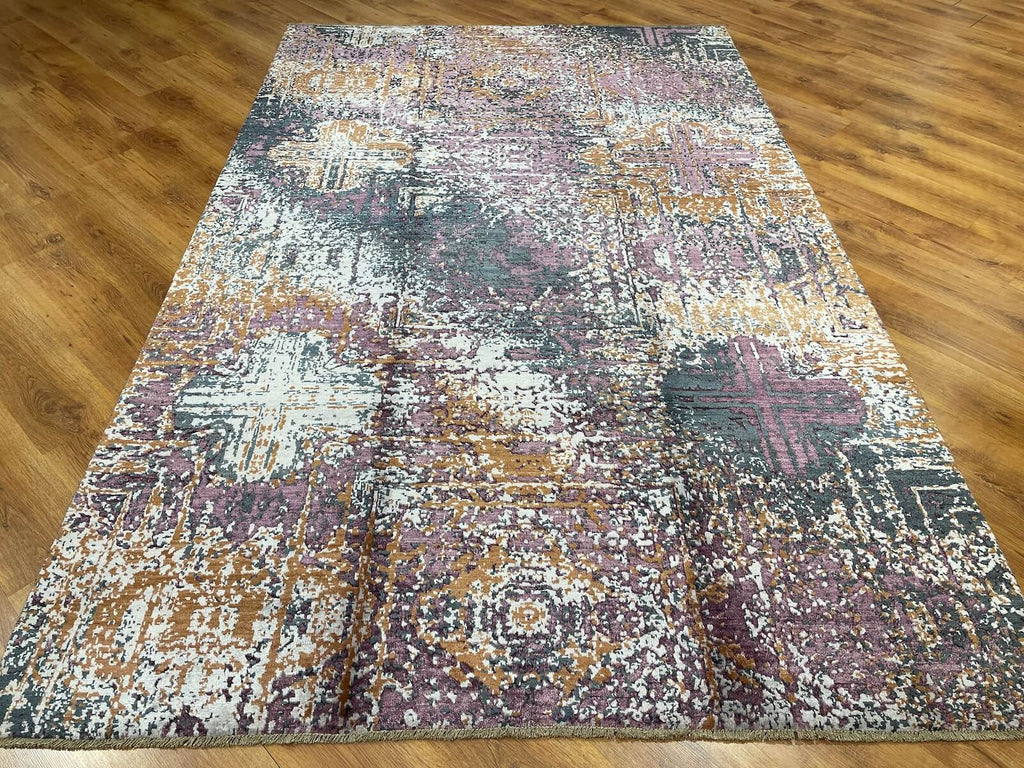 Illusion Bambu Handwoven Rug – 066549 by Camel Carpet