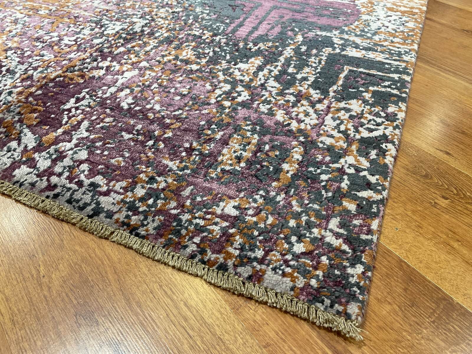 Illusion Bambu Handwoven Rug – 066549 by Camel Carpet