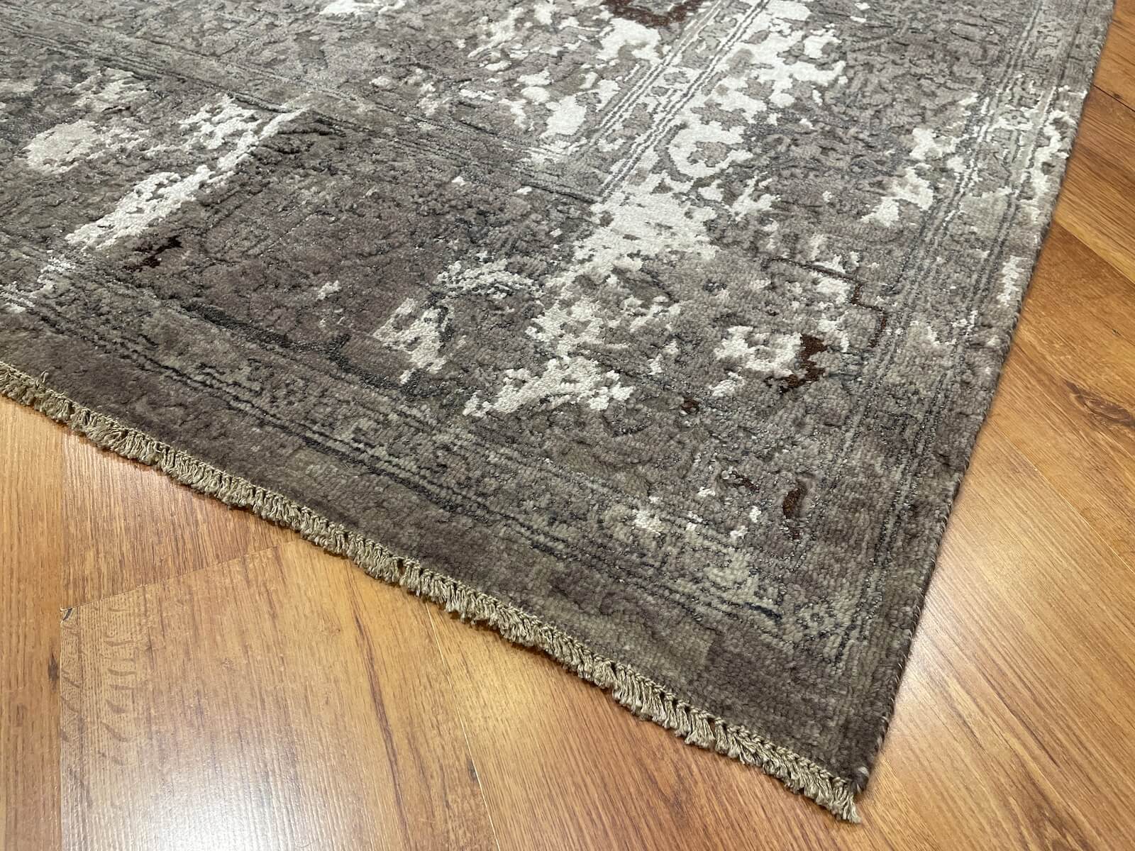 Illusion Bambu Handwoven Rug – 066555 by Camel Carpet