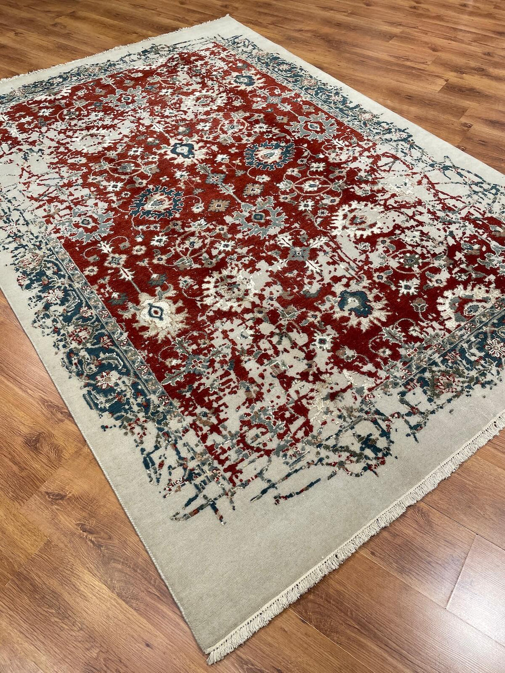 Illusion Bambu Handwoven Rug – 066510 by Camel Carpet