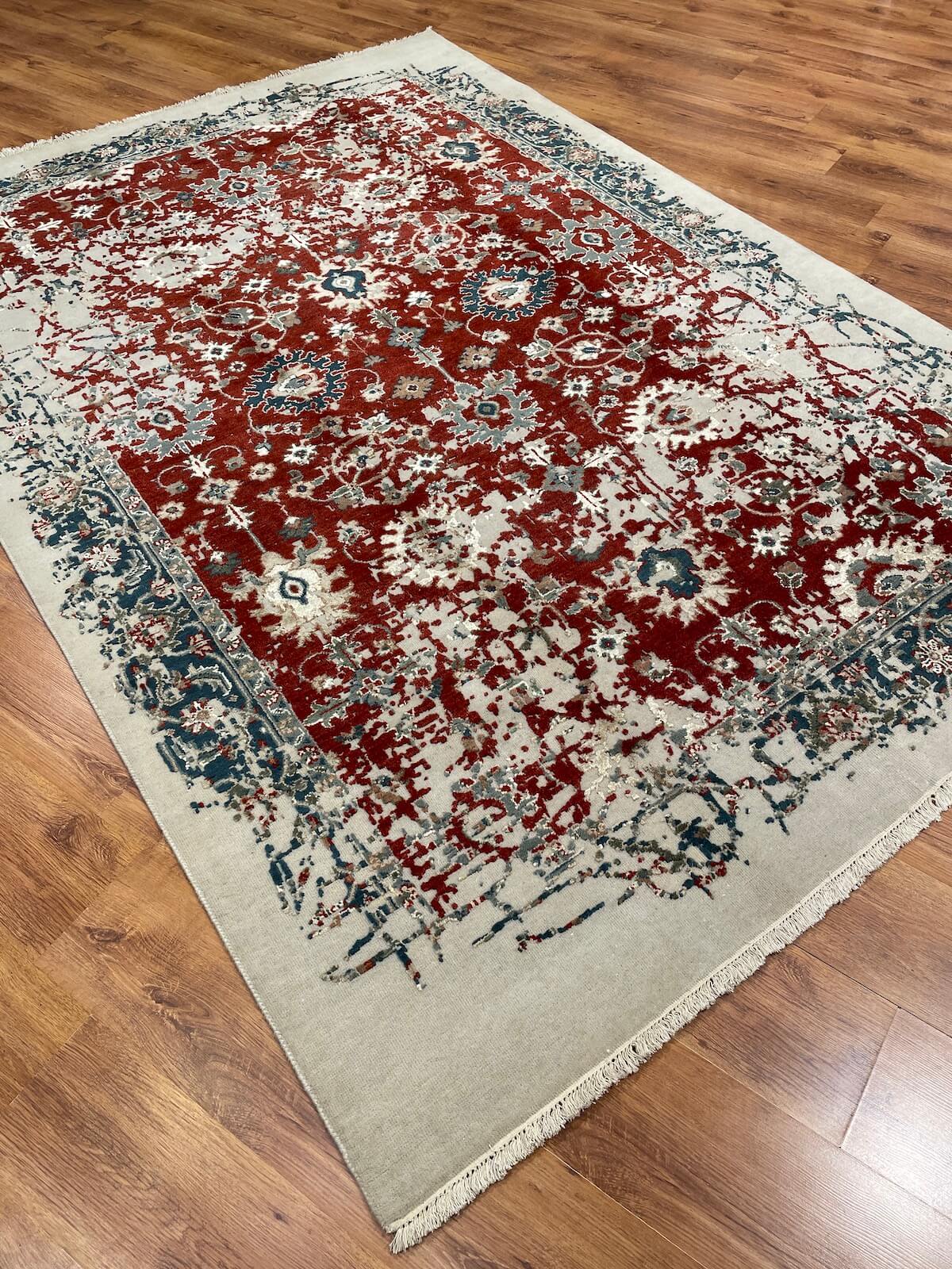 Illusion Bambu Handwoven Rug – 066510 by Camel Carpet