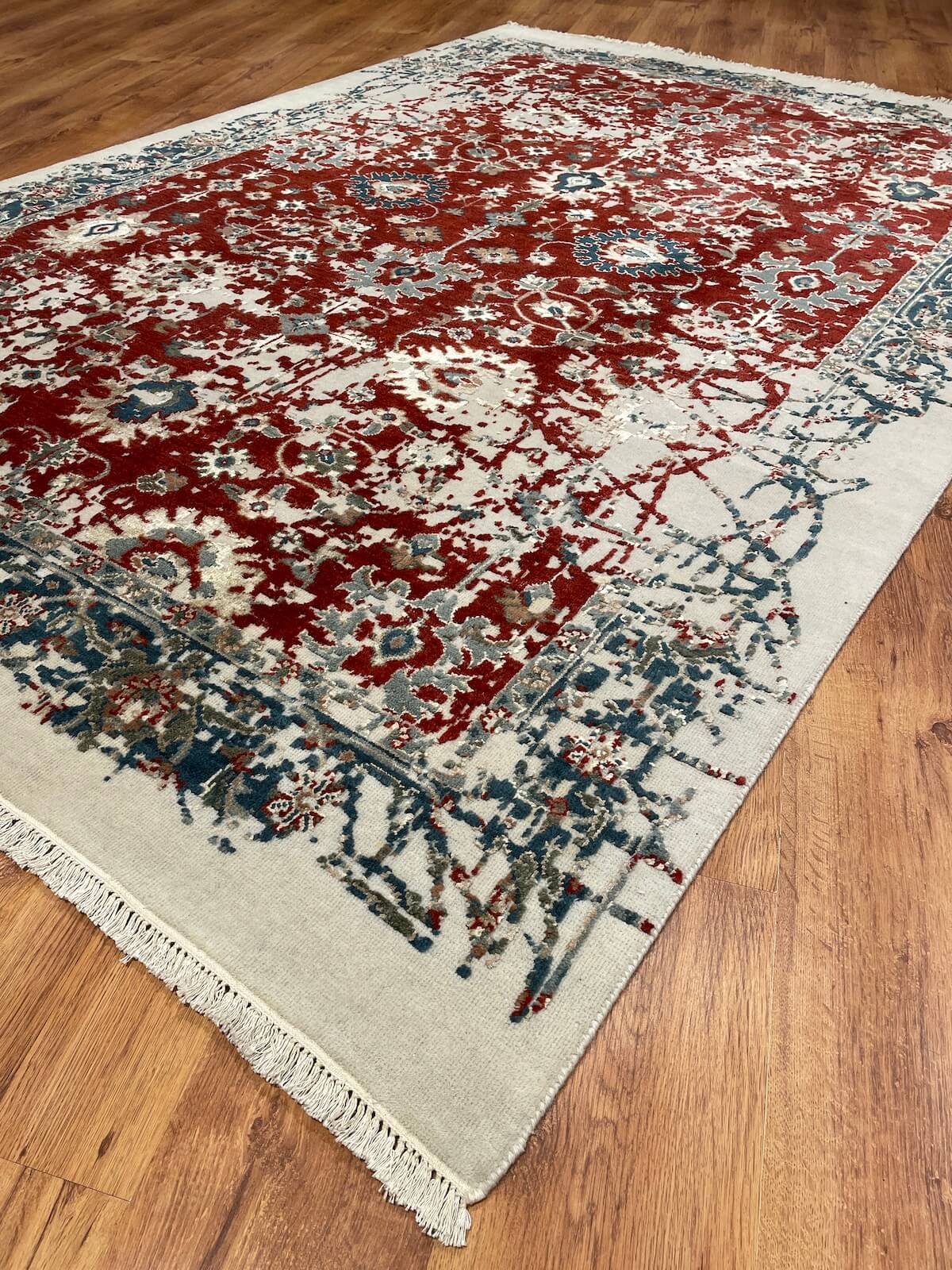Illusion Bambu Handwoven Rug – 066510 by Camel Carpet