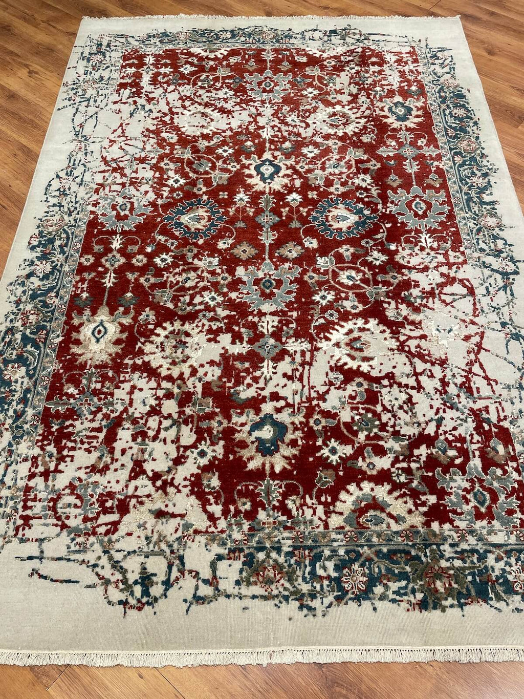 Illusion Bambu Handwoven Rug – 066510 by Camel Carpet