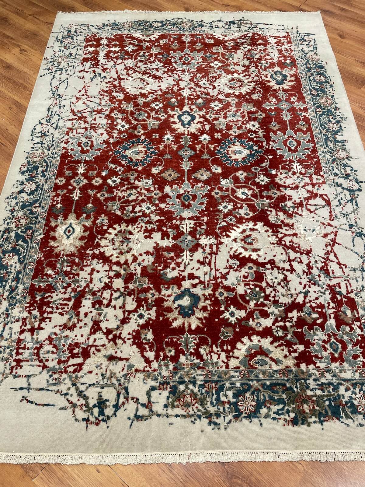 Illusion Bambu Handwoven Rug – 066510 by Camel Carpet