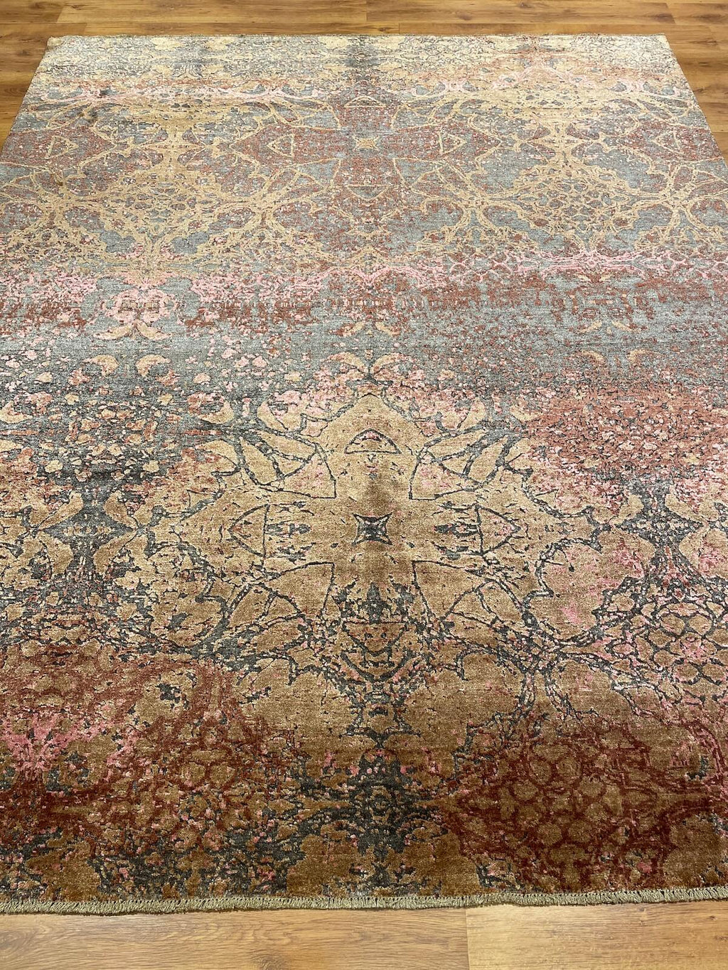 Illusion Bambu Handwoven Rug – 066547 by Camel Carpet