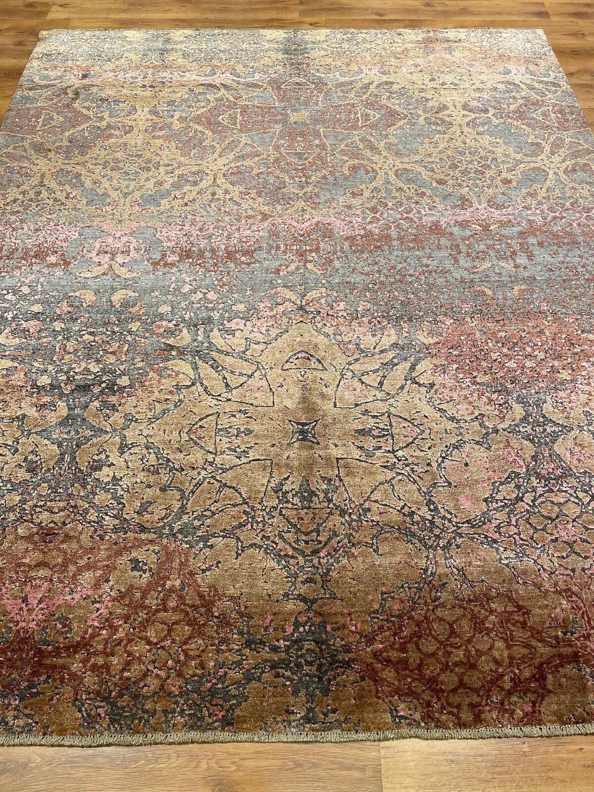Illusion Bambu Handwoven Rug – 066547 by Camel Carpet