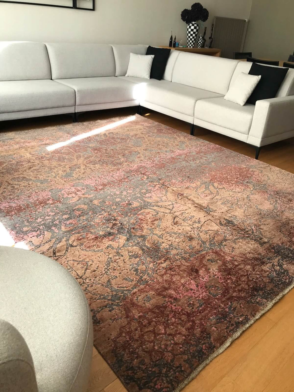 Illusion Bambu Handwoven Rug – 066547 by Camel Carpet