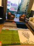 Iran Gabbe Handwoven Rug – 033827 by Camel Carpet