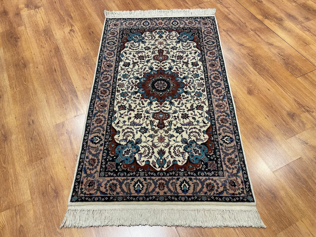 Iran Isfahan Handwoven Rug – 024419 by Camel Carpet