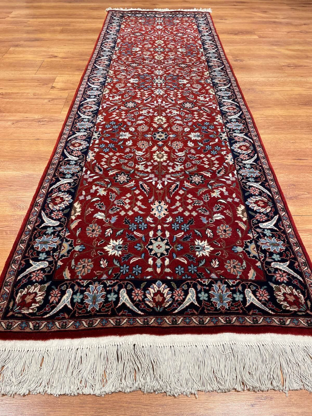 Iran Isfahan Handwoven Runner Rug – 76X245 by Camel Carpet
