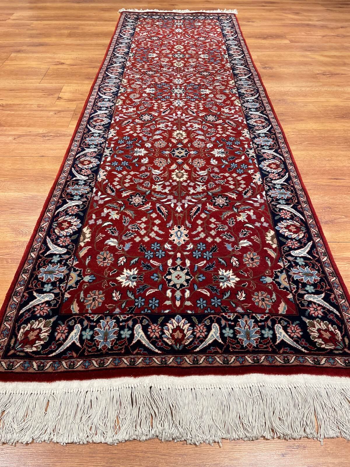 Iran Isfahan Handwoven Runner Rug – 76X245 by Camel Carpet